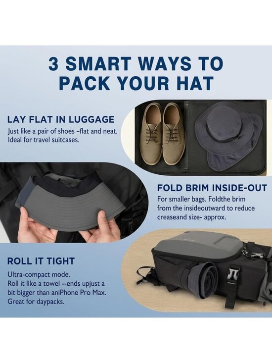 Cooling Sun Hat with Neck Flap, UPF 50+ Wide Brim UV Protection for Hot Days main image 5
